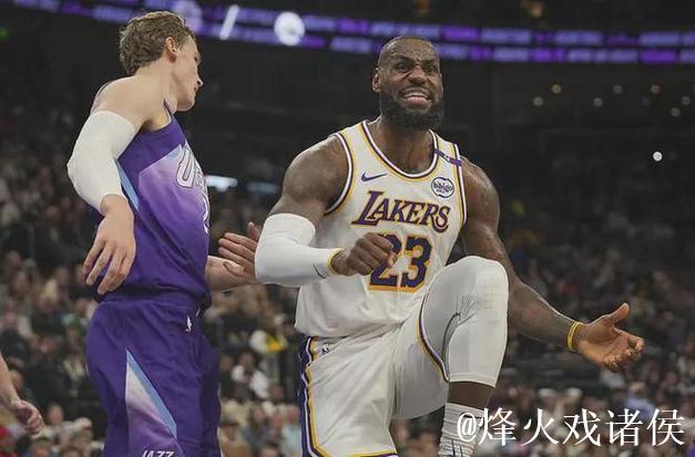 浓眉33+11詹皇27+14 湖人险胜爵士重返西部第五 浓眉33+11詹皇27+14 湖人险胜爵士重返西部第五